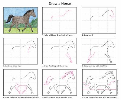 How to Draw a Horse - Paperblog