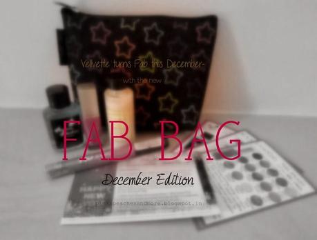 My First Ever Fab Bag (Vellvette Bag) December '13