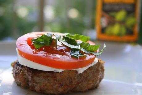 Caprese Turkey Burgers