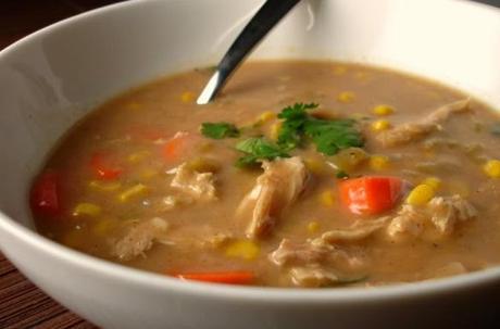 Creamy Mexican Turkey Soup