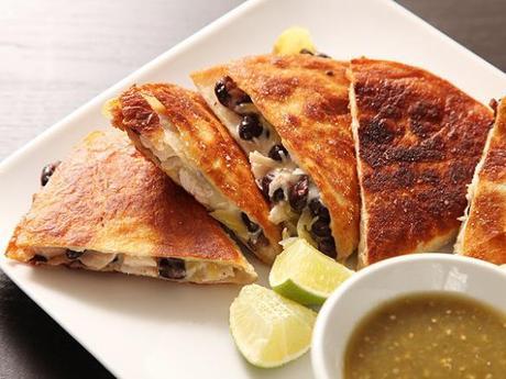 Roast Turkey and Black Bean Quesadillas