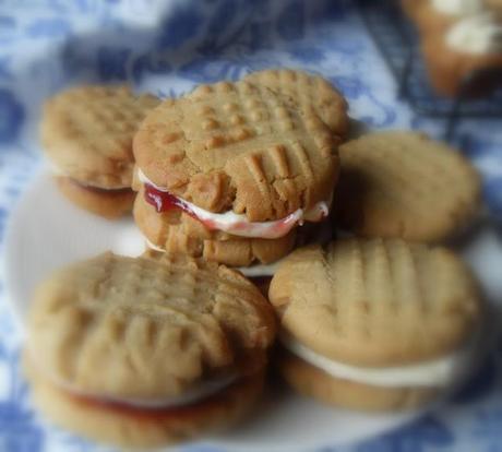 Peanut Butter and Jam Cookie Cups
