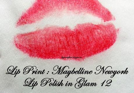 ♥ Review and Swatches: Maybelline New York Lip Polish in Glam 12 ~ A Liquid Color Balm By Color Sensational ♥