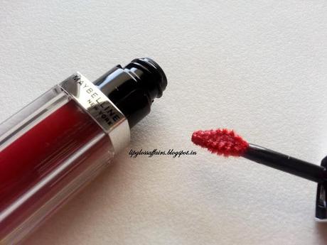 ♥ Review and Swatches: Maybelline New York Lip Polish in Glam 12 ~ A Liquid Color Balm By Color Sensational ♥