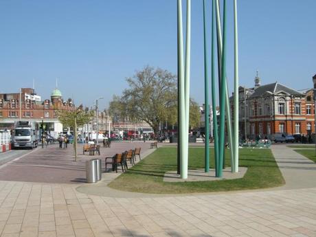 Windrush Square, Brixton, London - Effra Road Frontage