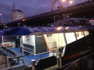 The Thames Clipper at early evening - The London O2 and 5 Things You Can Do There Today