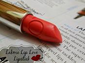 Lakme Love Lipstick Peach Review Swatch