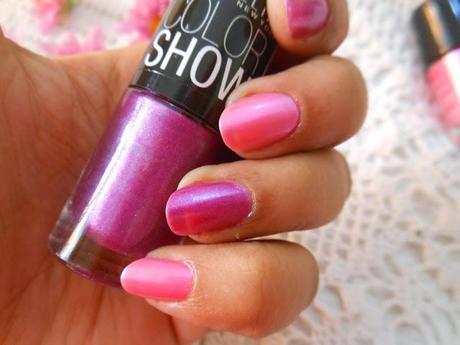 Maybelline Color Show Nail Enamel Swatch Fest : Day 1