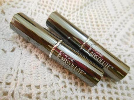 Lakme Absolute Creme Lipstick Runway Red and Royal Rouge : Review and Swatch