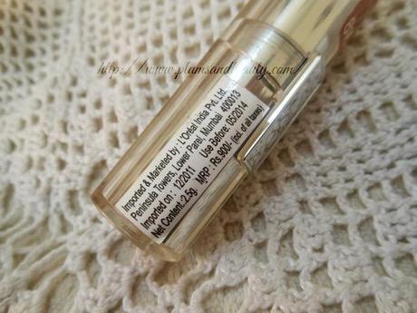 L'Oreal Paris Infallible Le Rouge Lipstick Lingering Mocha (816) : Review and Swatch