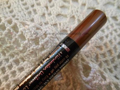 NEW! Lakme Absolute Drama Stylist eye shadow crayon Bronze : Review, Swatch and FOTD