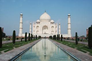 The iconic Taj Mahal of Agra, India