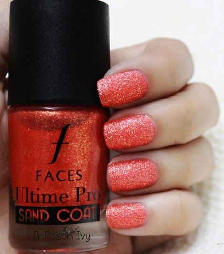 Faces Ultime Pro Sand Coat nail Polish Swatches