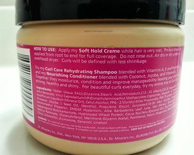 Dr. Miracle's Curl Care Soft Hold Creme for Natural & Curly Hair