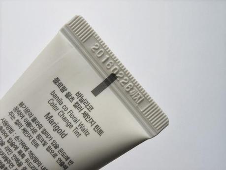 Banila Co Floral Waltz Color Change Tint Marigold Review