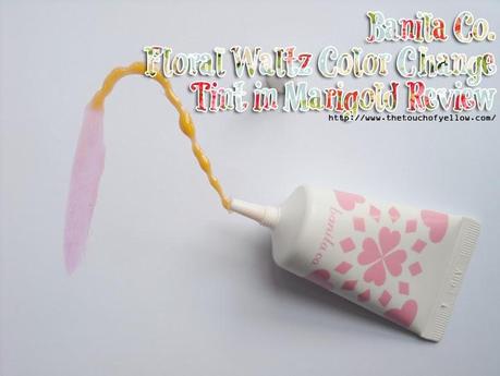 Banila Co Floral Waltz Color Change Tint Marigold Review