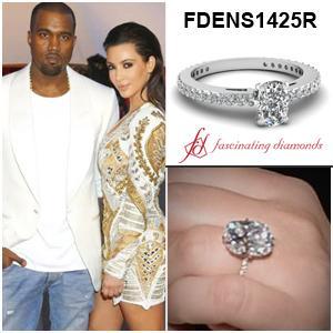 kim's engagement ring