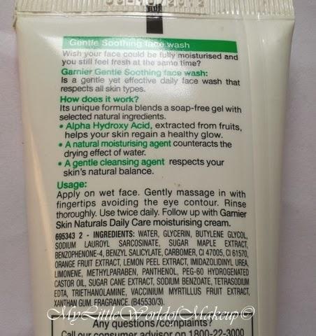 Garnier Skin Naturals Soothing Face Wash with Orange Fruit Extract