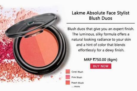 Buy Lakme Absolute Drama Stylist Blush Duos