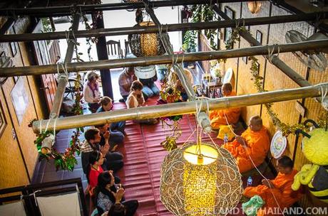 Monk Blessing Ceremony in Thailand