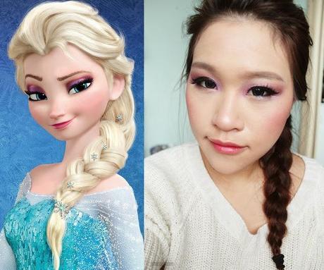 Disney's Frozen Elsa Makeup Inspired Look