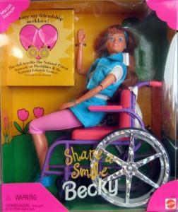Share a Smile Becky barbie doll