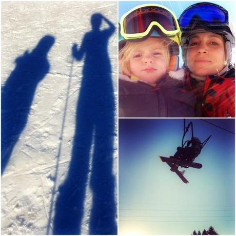 Happy New Year! skiing