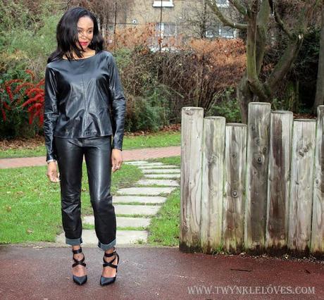 Today I'm Wearing: Leather Me Up (Black)