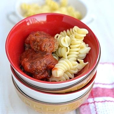 Meatless Meatballs with Soy Crumbles