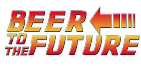 beer to the future blank background