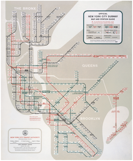 Beck's Paris Métro Map - icons of graphic design