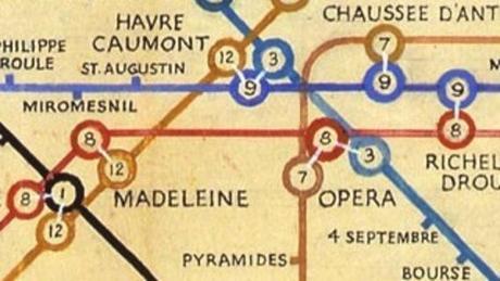 Beck's Paris Métro Map - icons of graphic design