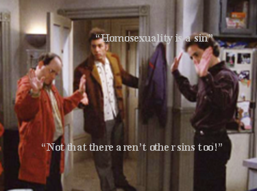 Everyone's literal about sin until you bring up homosexuality