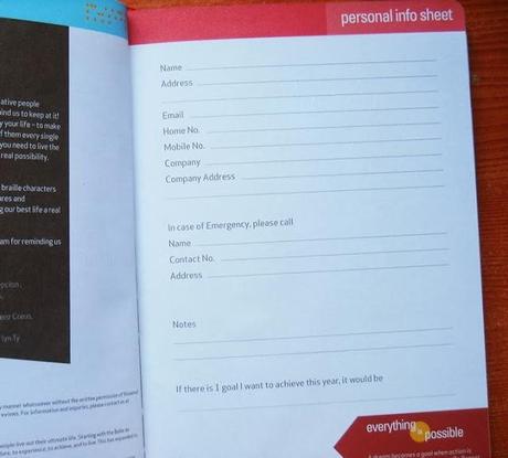 Everything Is Possible 2014 Planner