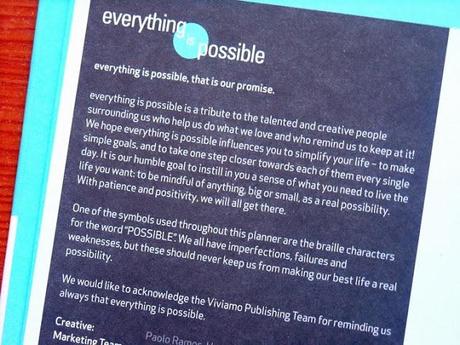 Everything Is Possible 2014 Planner