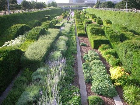 Thames Barrier Park, London - View Along the Dry Dock