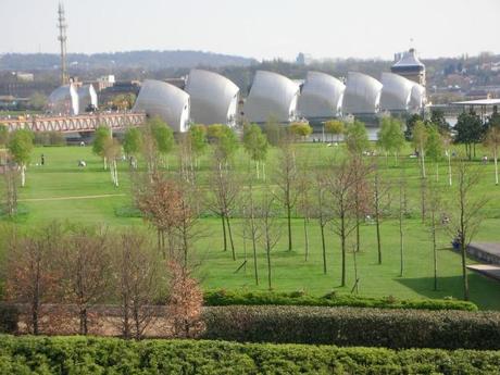 Thames Barrier Park, London - Tree Grid