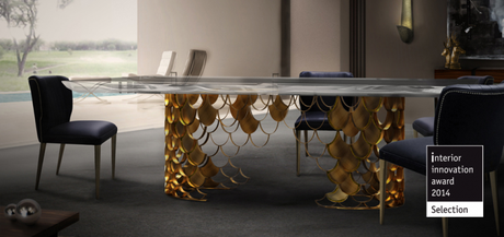 Unveiling IMM Cologne 2014 KOI Dining table Interior Innovation Award 2014 e1387285077259 Unveiling IMM Cologne 2014