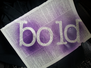 One Word for 2014 - Bold: One Incredibly Simple DIY Project