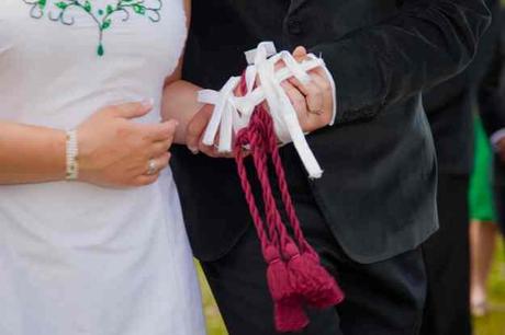 Celtic hand fasting ceremony