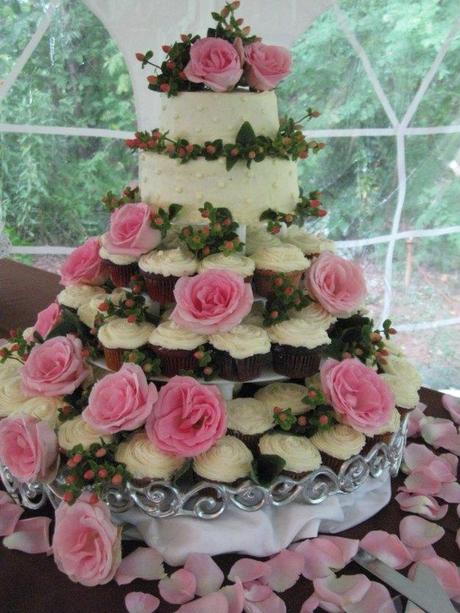 Spring wedding cake