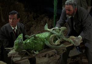 Roney & Quatermass with mummified Martian