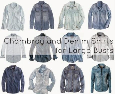 Ask Allie: Denim and Chambray Shirts for Large Busts