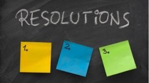 New Year resolutions