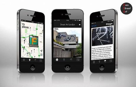 efddiech Street Art London relaunch their iPhone app with a brand new version