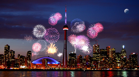 Toronto New Years Fireworks
