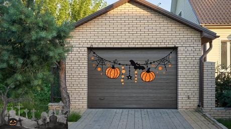 20 Spooktacular Halloween Decoration Ideas for Garage Doors
