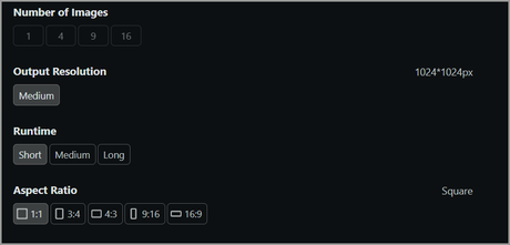 Nightcafe image customizations 