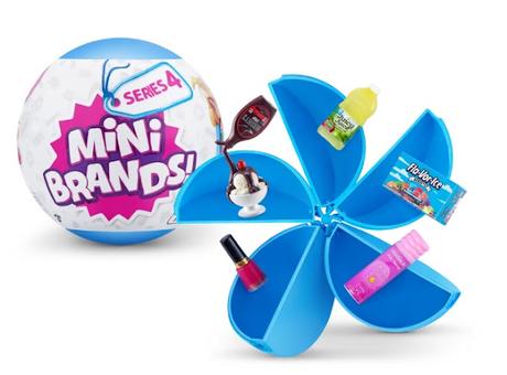 5 Surprise Mini Brands Series 4 Mystery Capsule (3 Pack) by ZURU