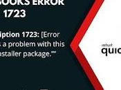 QuickBooks Error 1723?